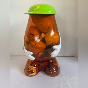 Vintage 2002 Mr Potato Head Jumbo Storage Container w Parts